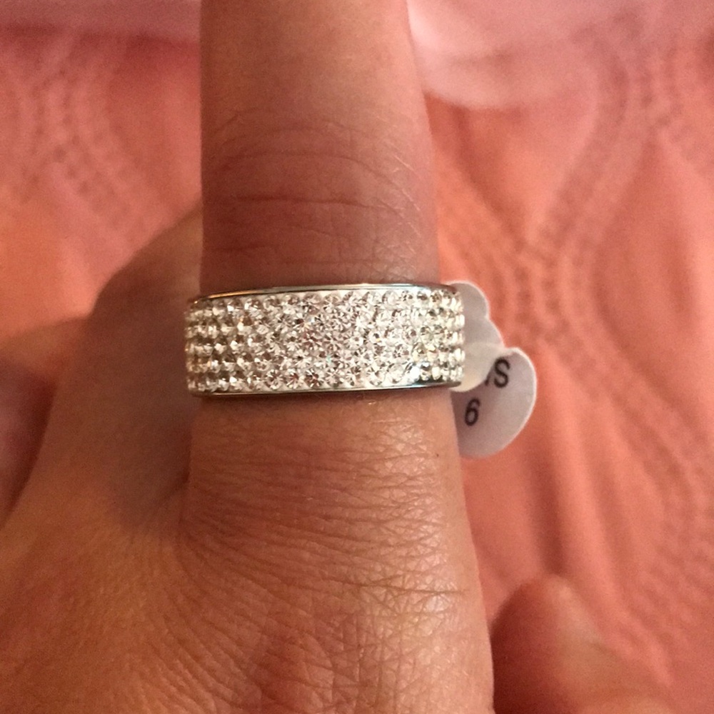 Stainless steel ring silver size 7,8,9